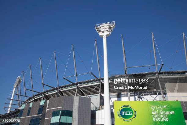 melbourne cricket ground - melbourne cricket ground afl stock pictures, royalty-free photos & images