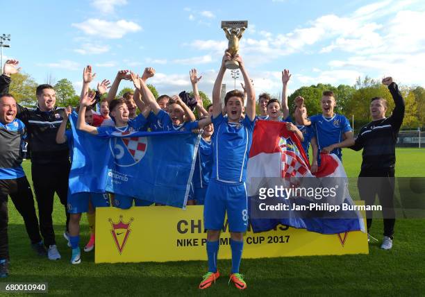 Champions of the Nike Premier Cup European Finals 2017 GNK Dinamo Zagreb on may 7, 2017 in Berlin, Germany.