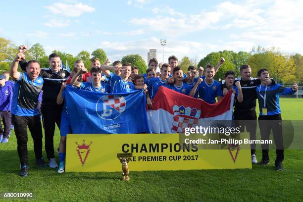 Champions of the Nike Premier Cup European Finals 2017 GNK Dinamo Zagreb on may 7, 2017 in Berlin, Germany.