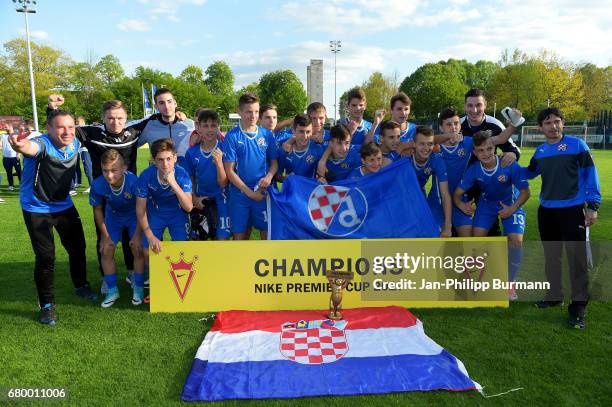 Champions of the Nike Premier Cup European Finals 2017 GNK Dinamo Zagreb on may 7, 2017 in Berlin, Germany.