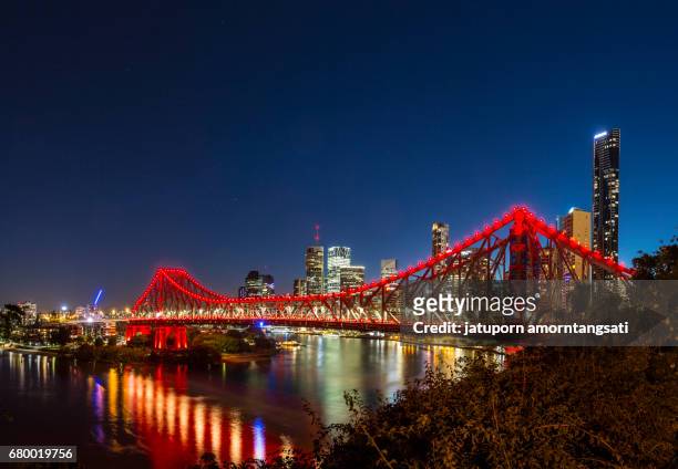 panoramic view of brisbane,queensland,australia - brisbane stock pictures, royalty-free photos & images