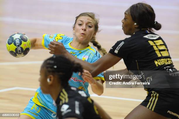 Laurene Catani of Toulon during the Women's French League playoffs match between Issy Paris and Toulon Saint Cyr on May 7, 2017 in Paris, France.