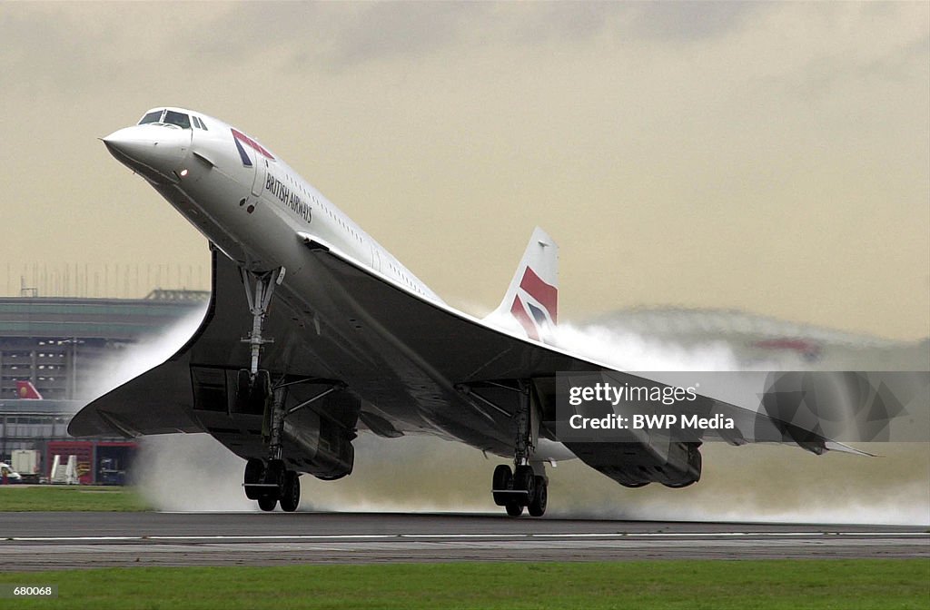 First Passenger Flight For Concorde Since Paris Crash