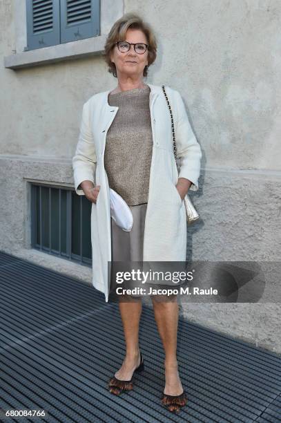 Anna Mattirolo attends a 'Private view of 'TV 70: Francesco Vezzoli Guarda La Rai' at Fondazione Prada on May 7, 2017 in Milan, Italy.