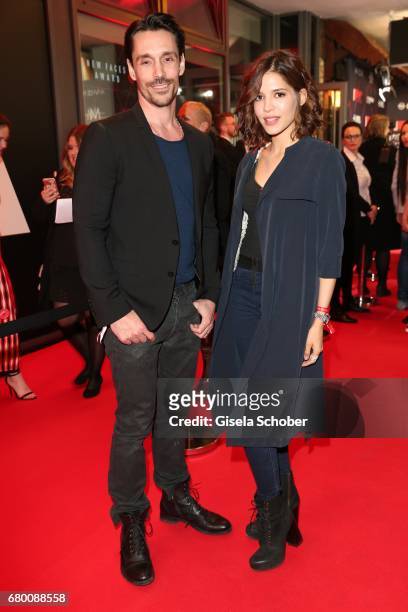 Jasmin Lord and Philipp Christopher during the New Faces Award Film at Haus Ungarn on April 27, 2017 in Berlin, Germany.