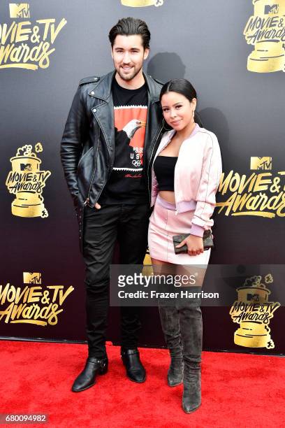 Actors Jeff Wittek and Cierra Ramirez attend the 2017 MTV Movie And TV Awards at The Shrine Auditorium on May 7, 2017 in Los Angeles, California.