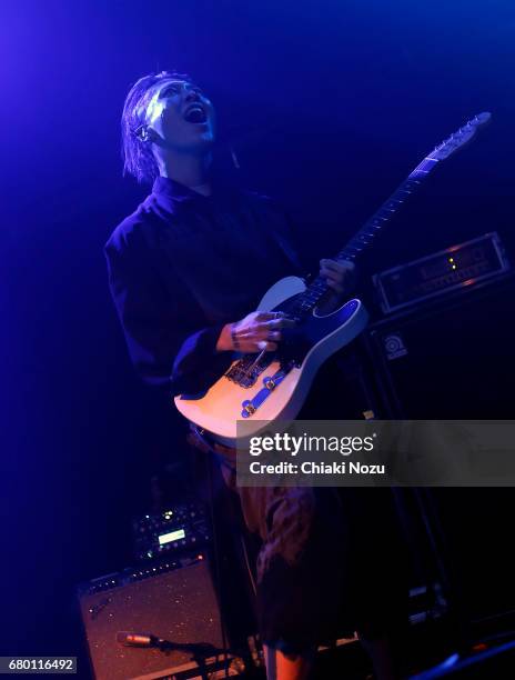 Miyavi performs at Islington Academy on May 7, 2017 in London, England.