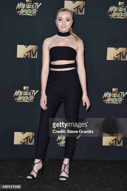 Actor Peyton List attends the 2017 MTV Movie and TV Awards at The Shrine Auditorium on May 7, 2017 in Los Angeles, California.