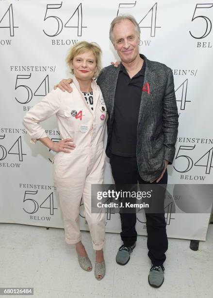 Martha Plimpton and Keith Carradine attend the Broadway Acts For Women 2017 Karaoke Event at 54 Below on May 7, 2017 in New York City.