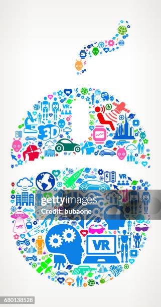 computer mouse future and futuristic technology vector icon background - engineer tablet stock illustrations