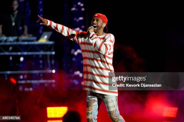 Rapper Big Sean performs onstage during the 2017 MTV Movie And TV Awards at The Shrine Auditorium on May 7, 2017 in Los Angeles, California.