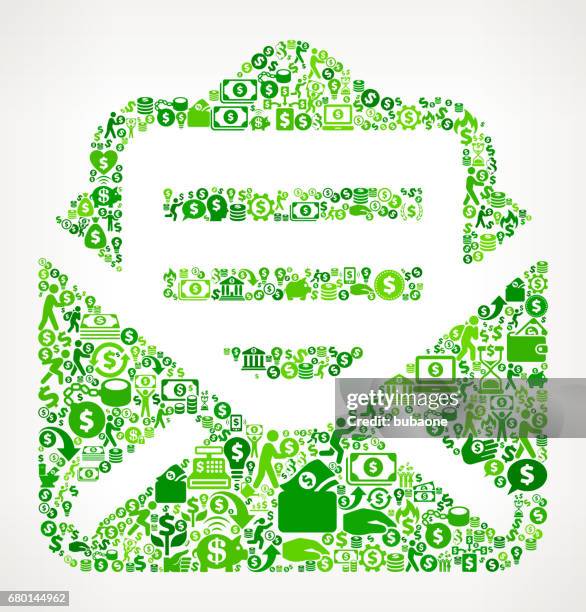 ilustraciones, imágenes clip art, dibujos animados e iconos de stock de letra dinero y finanzas fondo de icono de vector verde - business person handing over a letter
