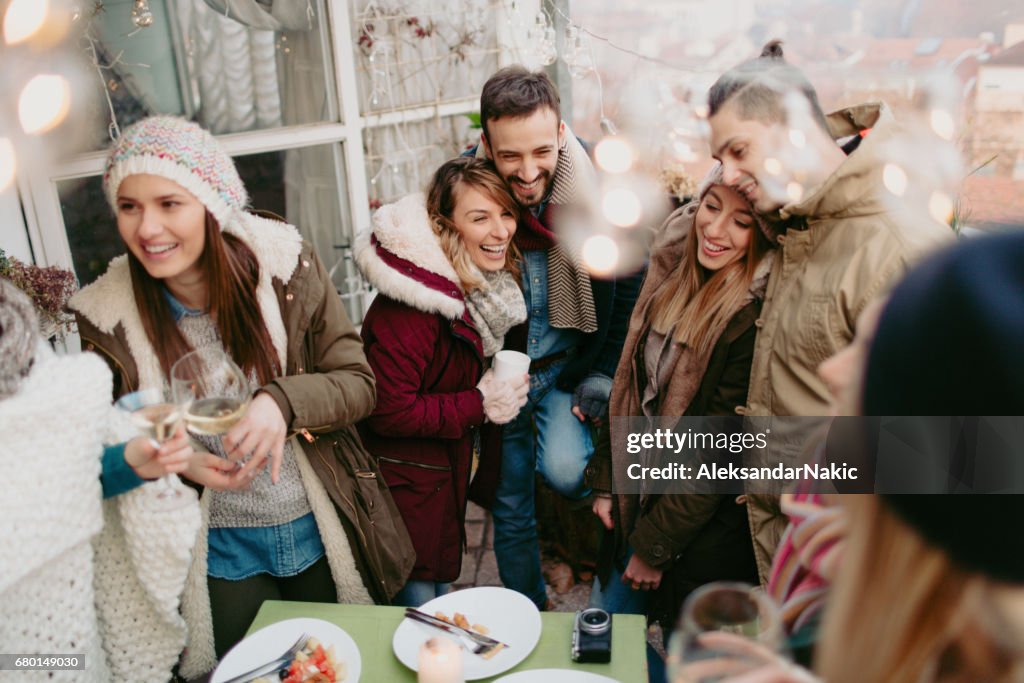 Gute Party-Stimmung