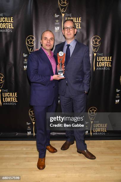 Rogers and Adam Siegel attends 32nd Annual Lucille Lortel Awards at NYU Skirball Center on May 7, 2017 in New York City.