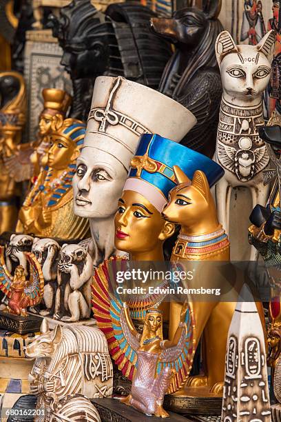 egyptian souvenirs - cleopatra stock pictures, royalty-free photos & images