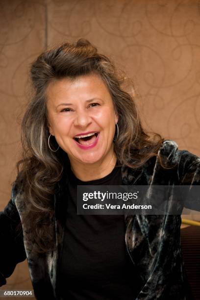 Tracey Ullman at the "Howards End" Set Visit at the DeVere Estate on May 3, 2017 in Surrey, England.