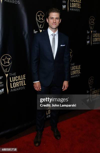 Aaron Tevit attends 32nd Annual Lucille Lortle Awards at NYU Skirball Center on May 7, 2017 in New York City.