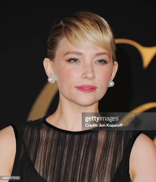 Actress Haley Bennett arrives at the Panthere De Cartier Party In LA at Milk Studios on May 5, 2017 in Los Angeles, California.