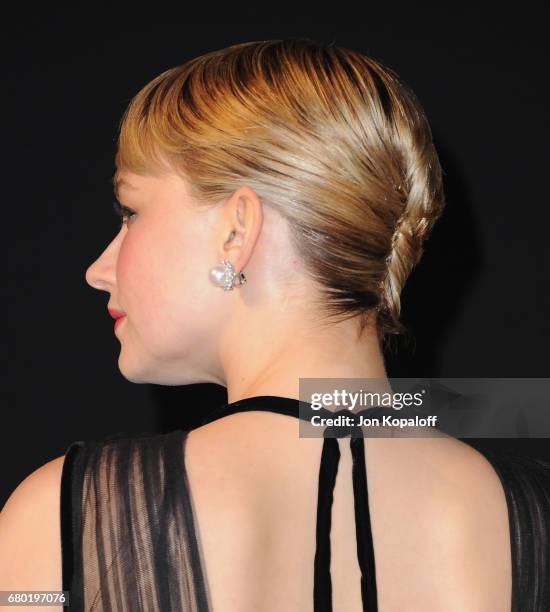 Actress Haley Bennett arrives at the Panthere De Cartier Party In LA at Milk Studios on May 5, 2017 in Los Angeles, California.