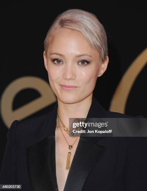 Actress Pom Klementieff arrives at the Panthere De Cartier Party In LA at Milk Studios on May 5, 2017 in Los Angeles, California.