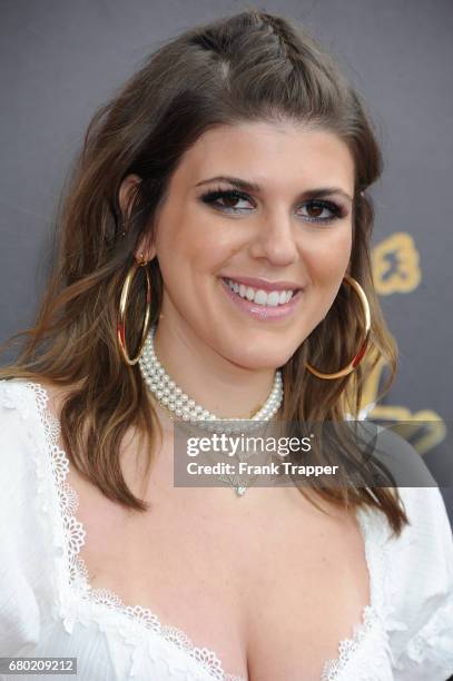 Actress Molly Tarlov arrives at the 2017 MTV Movie And TV Awards at The Shrine Auditorium