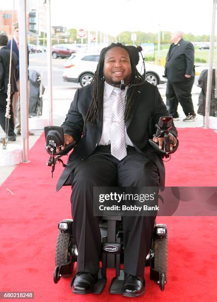 Eric LeGrand attends the 2017 New Jersey Hall Of Fame Induction Ceremony at Asbury Park Convention Center on May 7, 2017 in Asbury Park, New Jersey.