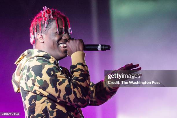 Lil Yachty performs at Broccoli City Festival on Saturday.