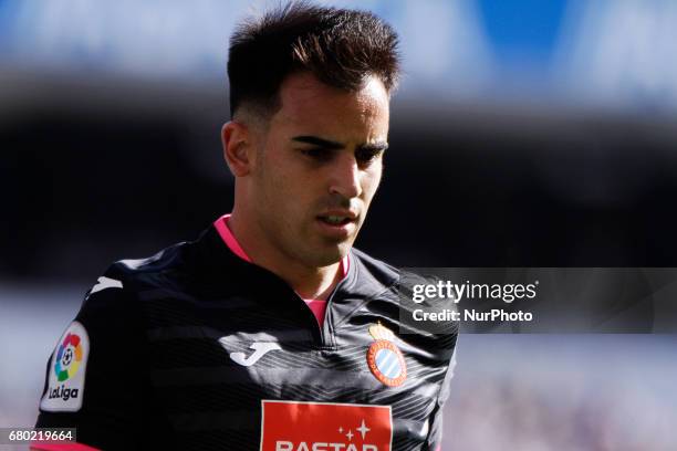 Jose Manuel Jurado midfielder of RCD Espanol during the La Liga Santander match between Deportivo de La Coruna and RCD Espanol at Riazor Stadium on...