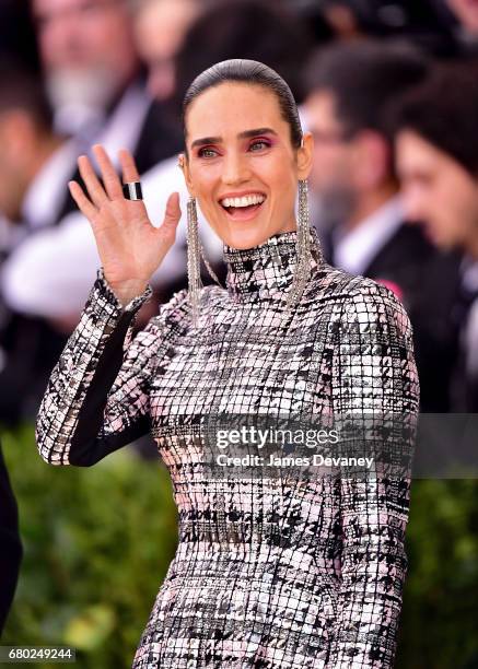 Jennifer Connelly attends the 'Rei Kawakubo/Comme des Garcons: Art Of The In-Between' Costume Institute Gala at Metropolitan Museum of Art on May 1,...