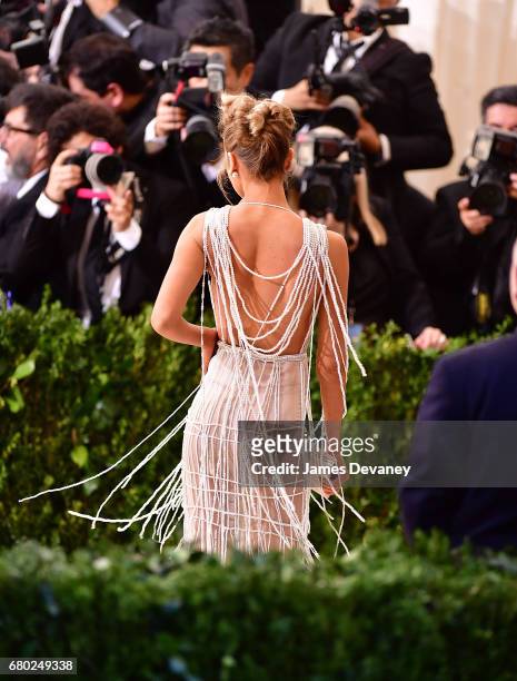 Stella Maxwell attends the 'Rei Kawakubo/Comme des Garcons: Art Of The In-Between' Costume Institute Gala at Metropolitan Museum of Art on May 1,...