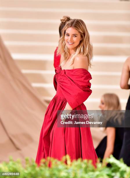 Doutzen Kroes attends the 'Rei Kawakubo/Comme des Garcons: Art Of The In-Between' Costume Institute Gala at Metropolitan Museum of Art on May 1, 2017...