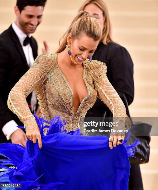 Blake Lively attends the 'Rei Kawakubo/Comme des Garcons: Art Of The In-Between' Costume Institute Gala at Metropolitan Museum of Art on May 1, 2017...