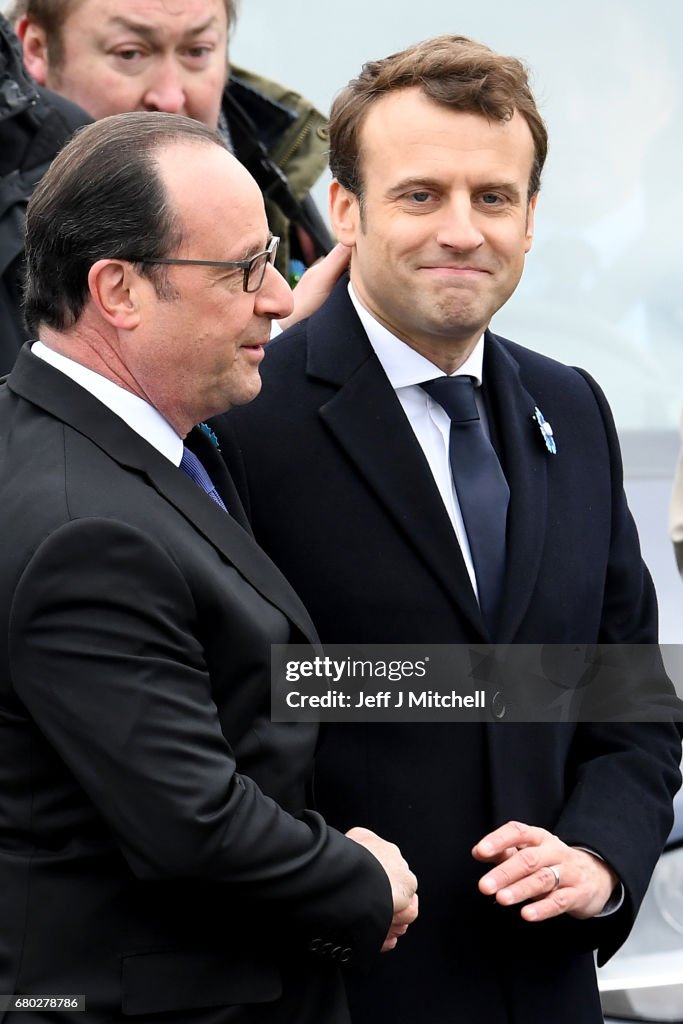 Ceremony To Mark The 72nd Anniversary Of The End Of World  War II in Paris