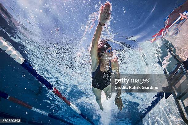 senior swimmer - swimming bildbanksfoton och bilder