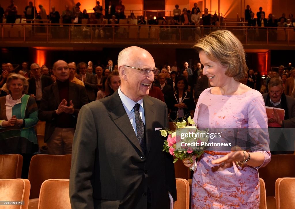 Queen Mathilde attends the Queen Elisabeth Cello Competition