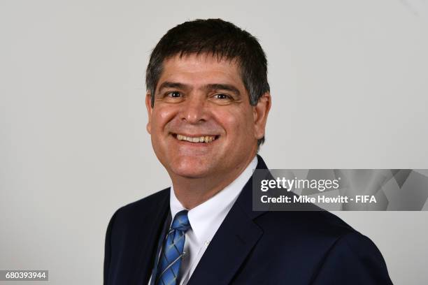 Secretary General Jose Manuel Astigarraga poses for a portrait ahead of the 67th FIFA Congress on May 8, 2017 in Manama, Bahrain.