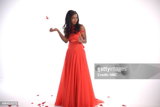Chris Pine" Episode 1723 -- Pictured: Sasheer Zamata as the bachelorette during "New Bachelorette" in Studio 8H on May 4, 2017 --