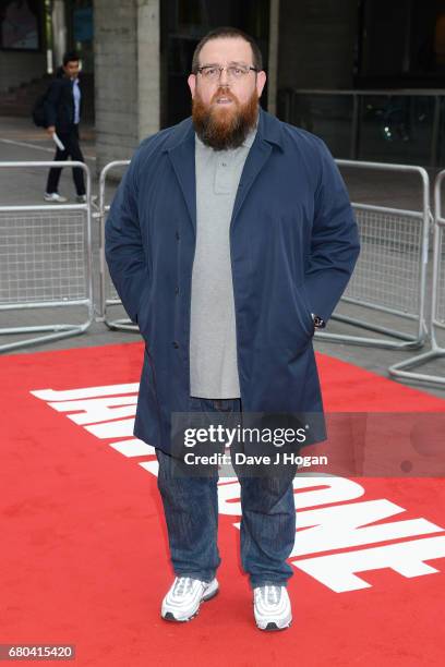 Actor Nick Frost attends the "Jawbone" UK premiere at BFI Southbank on May 8, 2017 in London, United Kingdom.