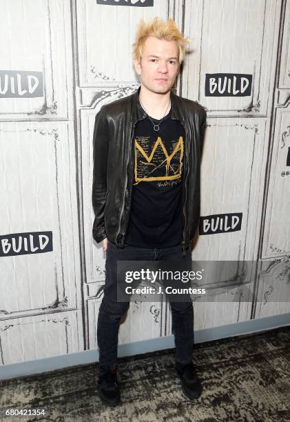 Musician Deryck Whibley of the band Sum 41 attends the Build Series to Discuss The Band's New Tour "We Will Detonate!" at Build Studio on May 8, 2017...