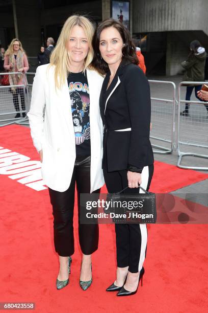 Edith Bowman and actress Vicky McClure attend the "Jawbone" UK premiere at BFI Southbank on May 8, 2017 in London, United Kingdom.