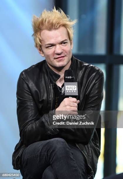 Deryck Whibley of Sum 41 attends the Build Series to discuss his new tour 'We Will Detonate!' at Build Studio on May 8, 2017 in New York City.