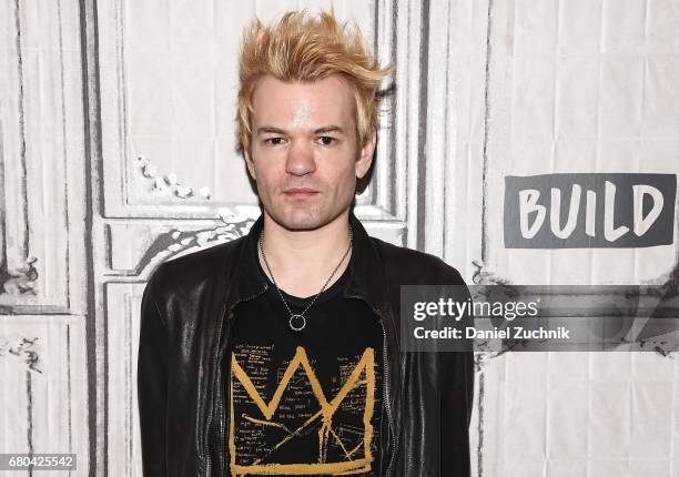 Deryck Whibley of Sum 41 attends the Build Series to discuss his new tour 'We Will Detonate!' at Build Studio on May 8, 2017 in New York City.