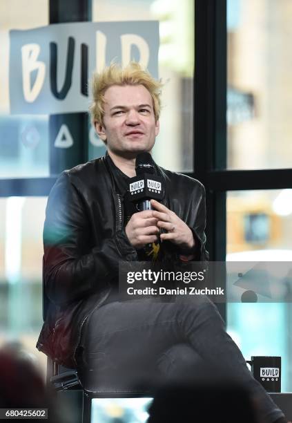 Deryck Whibley of Sum 41 attends the Build Series to discuss his new tour 'We Will Detonate!' at Build Studio on May 8, 2017 in New York City.