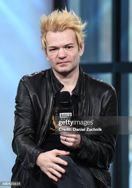 Deryck Whibley of Sum 41 attends the Build Series to discuss his new tour 'We Will Detonate!' at Build Studio on May 8, 2017 in New York City.