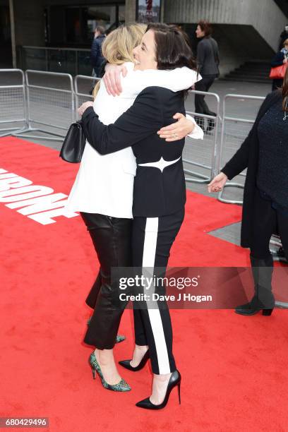 Edith Bowman and actress Vicky McClure attend the "Jawbone" UK premiere at BFI Southbank on May 8, 2017 in London, United Kingdom.