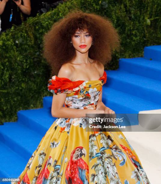 Zendaya at 'Rei Kawakubo/Comme des Garçons:Art of the In-Between' Costume Institute Gala at Metropolitan Museum of Art on May 1, 2017 in New York...