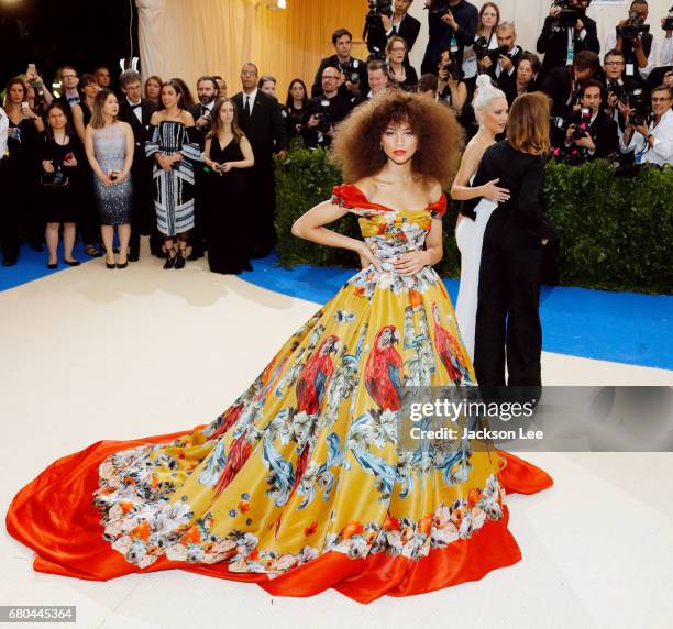 Zendaya at 'Rei Kawakubo/Comme des Garçons:Art of the In-Between' Costume Institute Gala at Metropolitan Museum of Art on May 1, 2017 in New York...