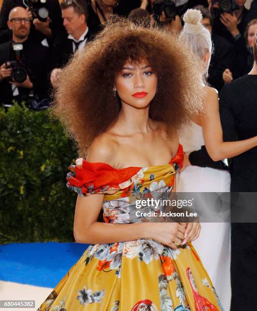 Zendaya at 'Rei Kawakubo/Comme des Garçons:Art of the In-Between' Costume Institute Gala at Metropolitan Museum of Art on May 1, 2017 in New York...