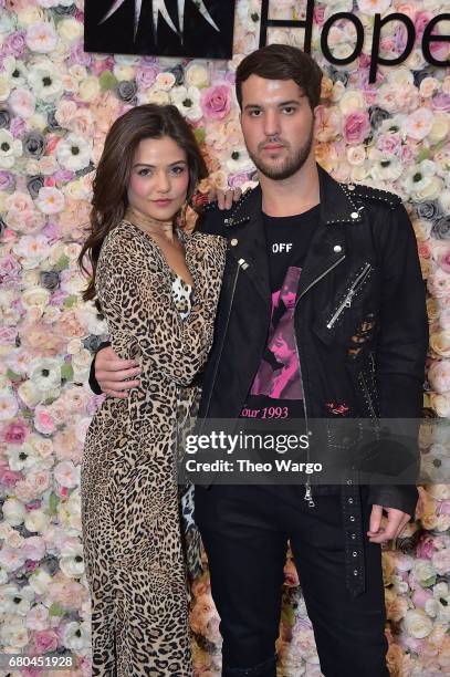 Danielle Campbell and Andrew Warren attend the 2017 Spirit Of Life Award Luncheon & Fashion Show at The Plaza Hotel on May 8, 2017 in New York City.