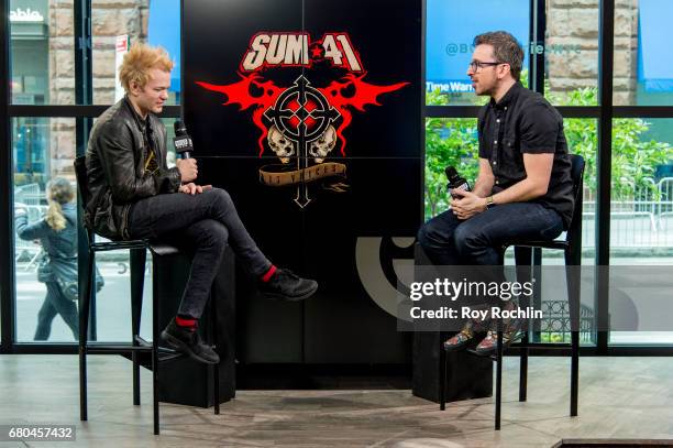 Sum 41 singer Deryck Whibley discusses "We Will Detonate!" tour with The Build Series at Build Studio on May 8, 2017 in New York City.